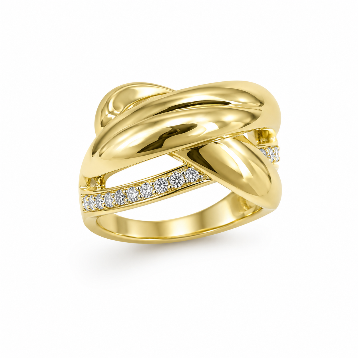 10K ABSTRACT RING – 8 – JY Jewelry Wholesale