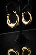 14K MODERN ELEGANT HOOPS EARRINGS – 2 – JY Jewelry Wholesale