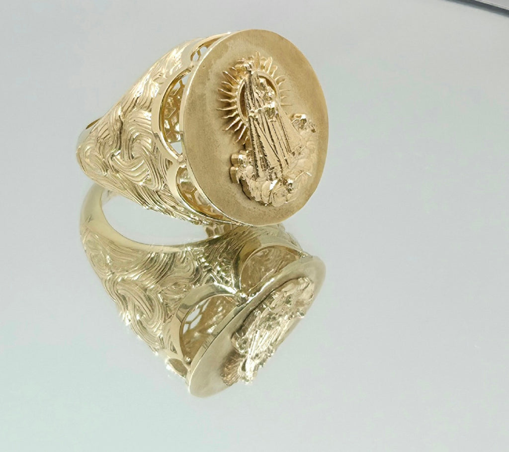 10K ELEGANT CARIDAD MEN'S RING – 10 – JY Jewelry Wholesale