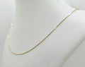 10K BOX CHAIN – 22" 0.8MM – JY Jewelry Wholesale