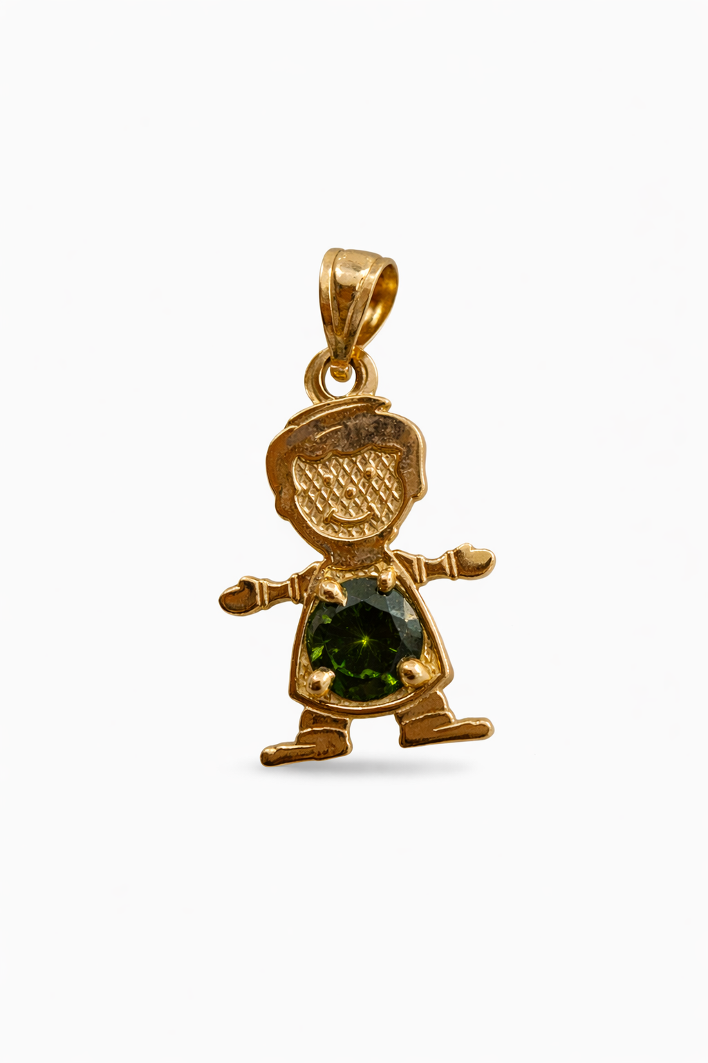 10K COLOR MONTH STONE BOY PENDANT – JY Jewelry Wholesale