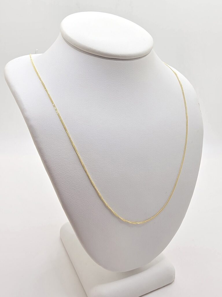10K BABY MIAMI CUBAN CHAIN – 20" 0.8MM – JY Jewelry Wholesale
