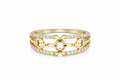 10K CZ FRAME OVAL CHAIN RING – 7 – JY Jewelry Wholesale