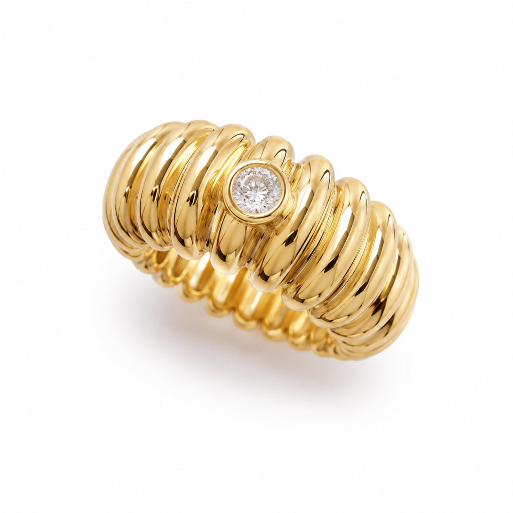 10K ABSTRACT LINES RING – 7.5 – JY Jewelry Wholesale