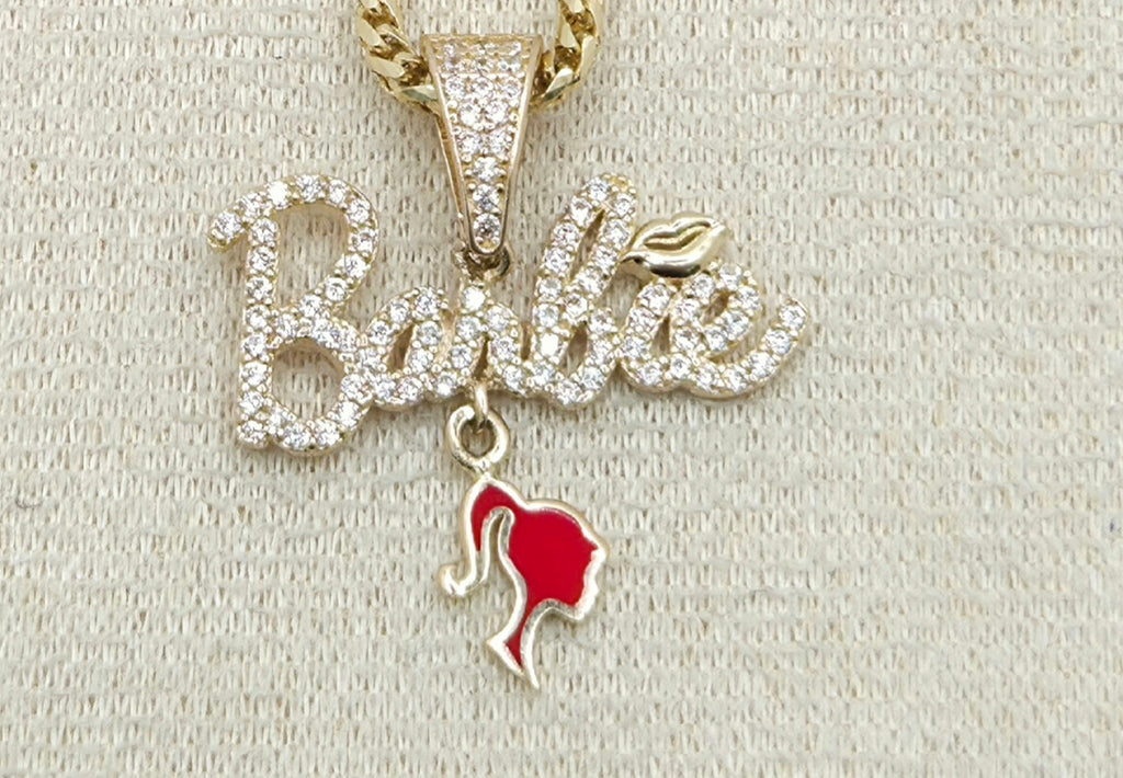 14K CZ BARBIE PENDANT – JY Jewelry Wholesale