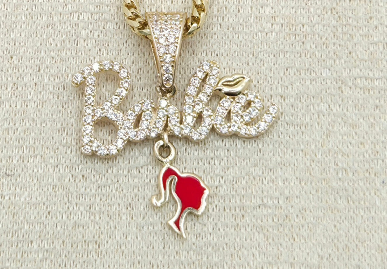 14K CZ BARBIE PENDANT – JY Jewelry Wholesale