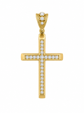 10K EXTRA LARGE CZ CROSS PENDANT – EXTRA LARGE – JY Jewelry Wholesale