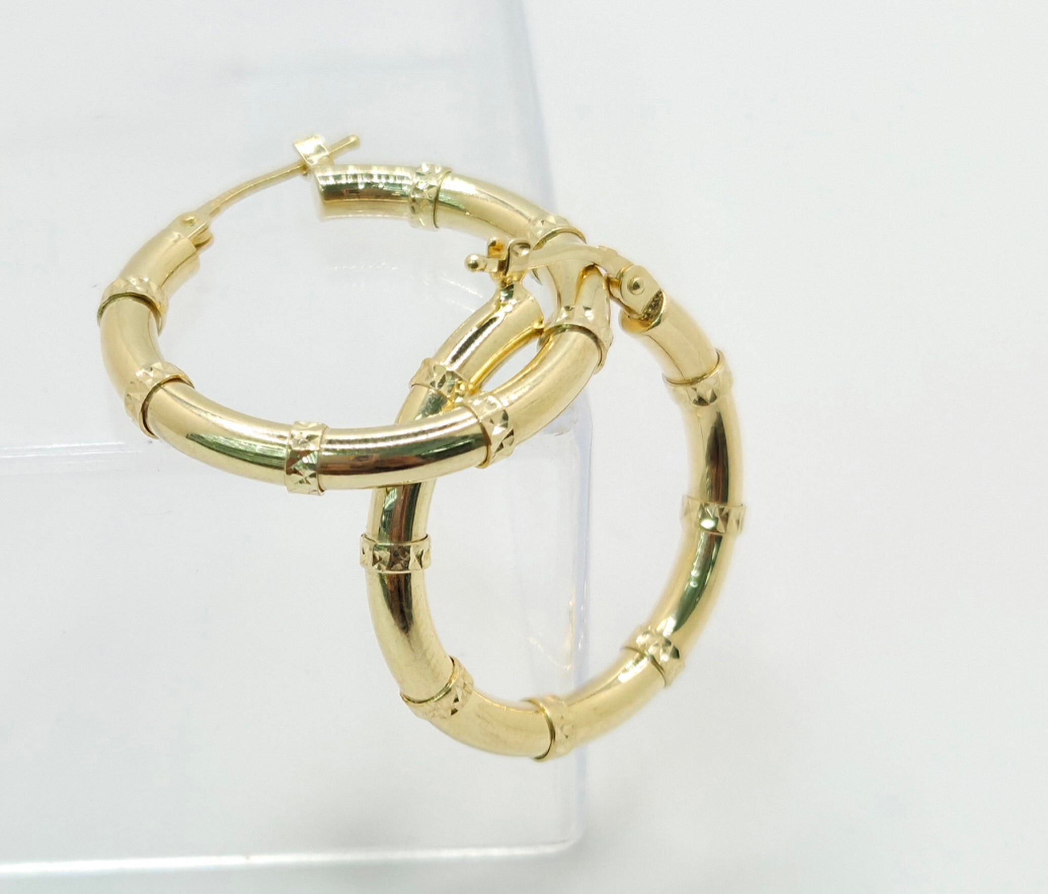 10K DELICATE MARINER STYLE HOOPS EARRINGS – JY Jewelry Wholesale