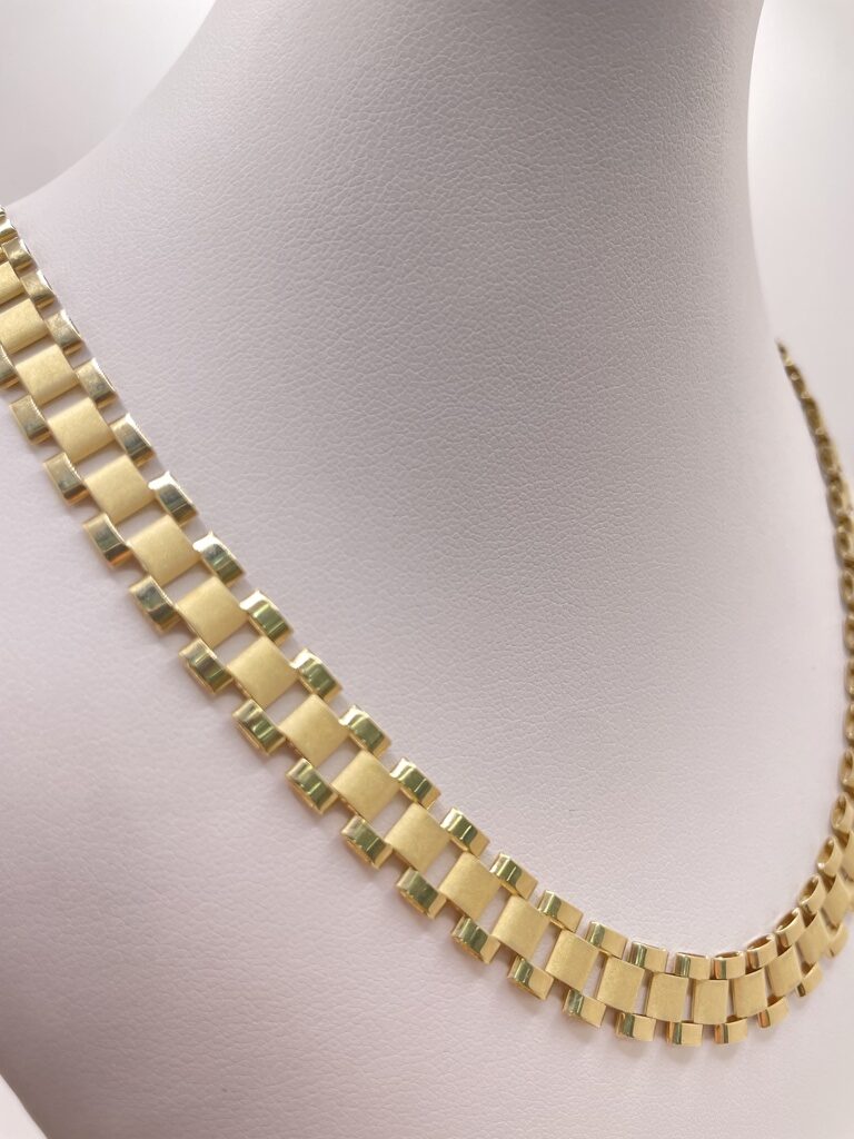 10K WATCH STYLE LINK NECKLACE 8.5MM – JY Jewelry Wholesale