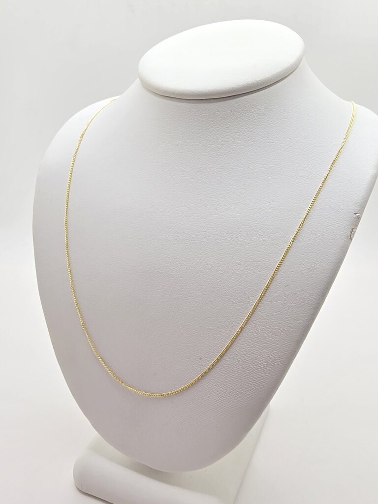 10K BABY MIAMI CUBAN CHAIN – 20" 0.8MM – JY Jewelry Wholesale