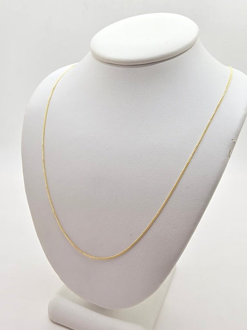 10K BABY MIAMI CUBAN CHAIN – 20" 0.8MM – JY Jewelry Wholesale