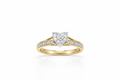 10K DELICATE SMALL HEART DIAMOND WOMAN'S RING – 7 – JY Jewelry Wholesale