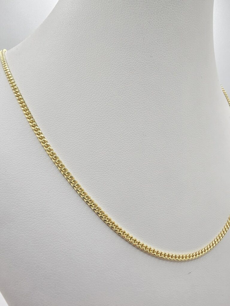 14K SOLID MIAMI CUBAN CHAIN – 24" 2MM – JY Jewelry Wholesale