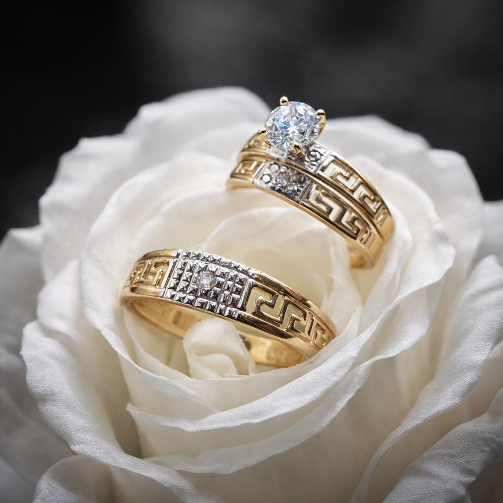 10K GREEK SILHOUETTE DESIGN MAN'S ENGAGEMENT RING – 9.5-10 – JY Jewelry Wholesale
