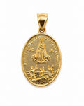 10K OVAL PLAIN VIRGEN DE LA CARIDAD PENDANT – JY Jewelry Wholesale