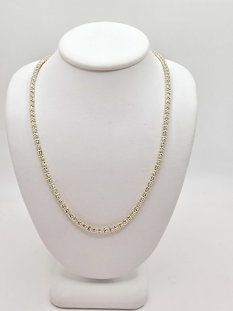10K ICE CHAIN – 24" 2.5MM – JY Jewelry Wholesale