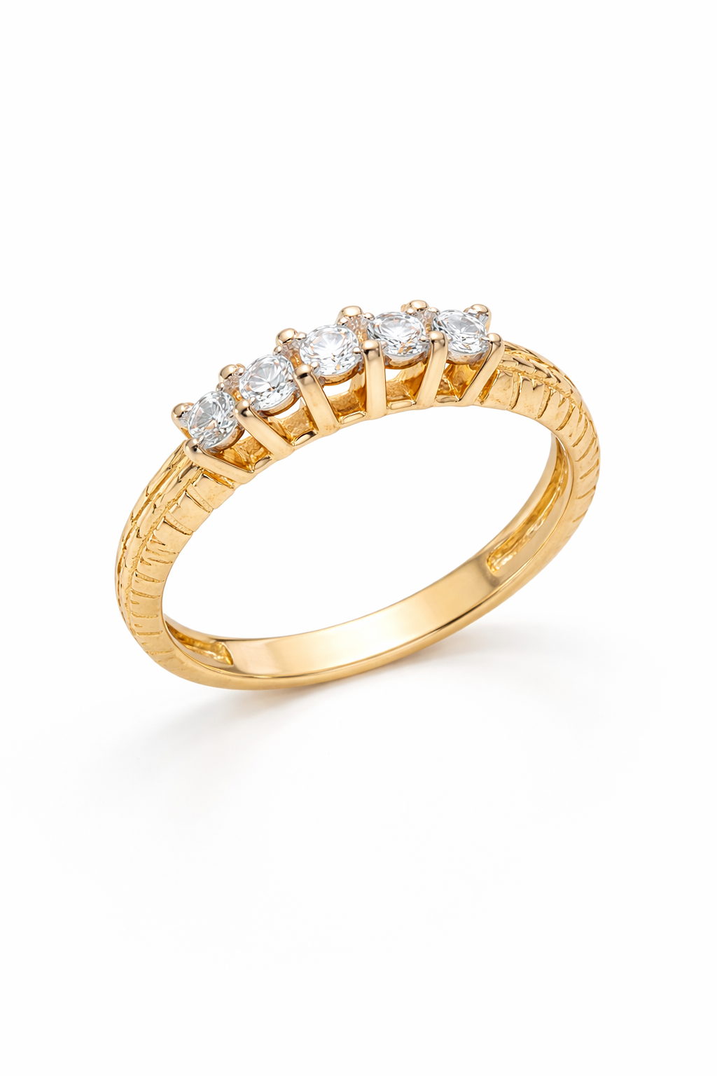 14K DELICATE PRINCESSA DIAMOND RING – 7 – JY Jewelry Wholesale