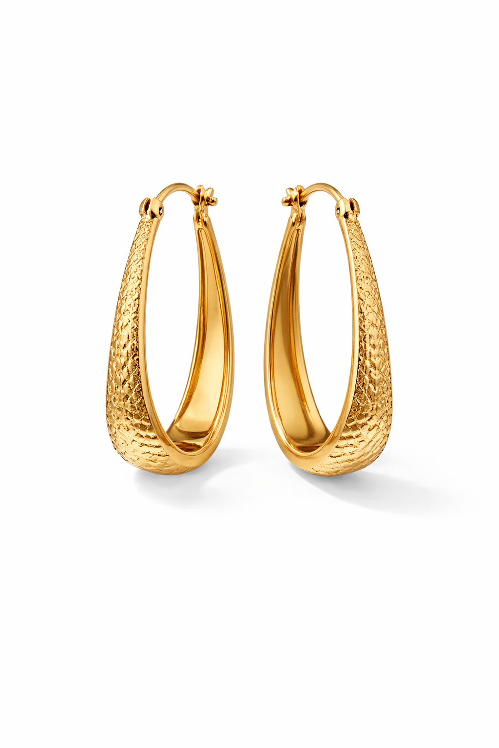 14K DIAMOND CUT GRADUATED HOOPS EARRINGS – 3-6MM – JY Jewelry Wholesale