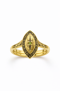 10K ANTIQUE RING WITH EYE DETAILS – 7.5 – JY Jewelry Wholesale