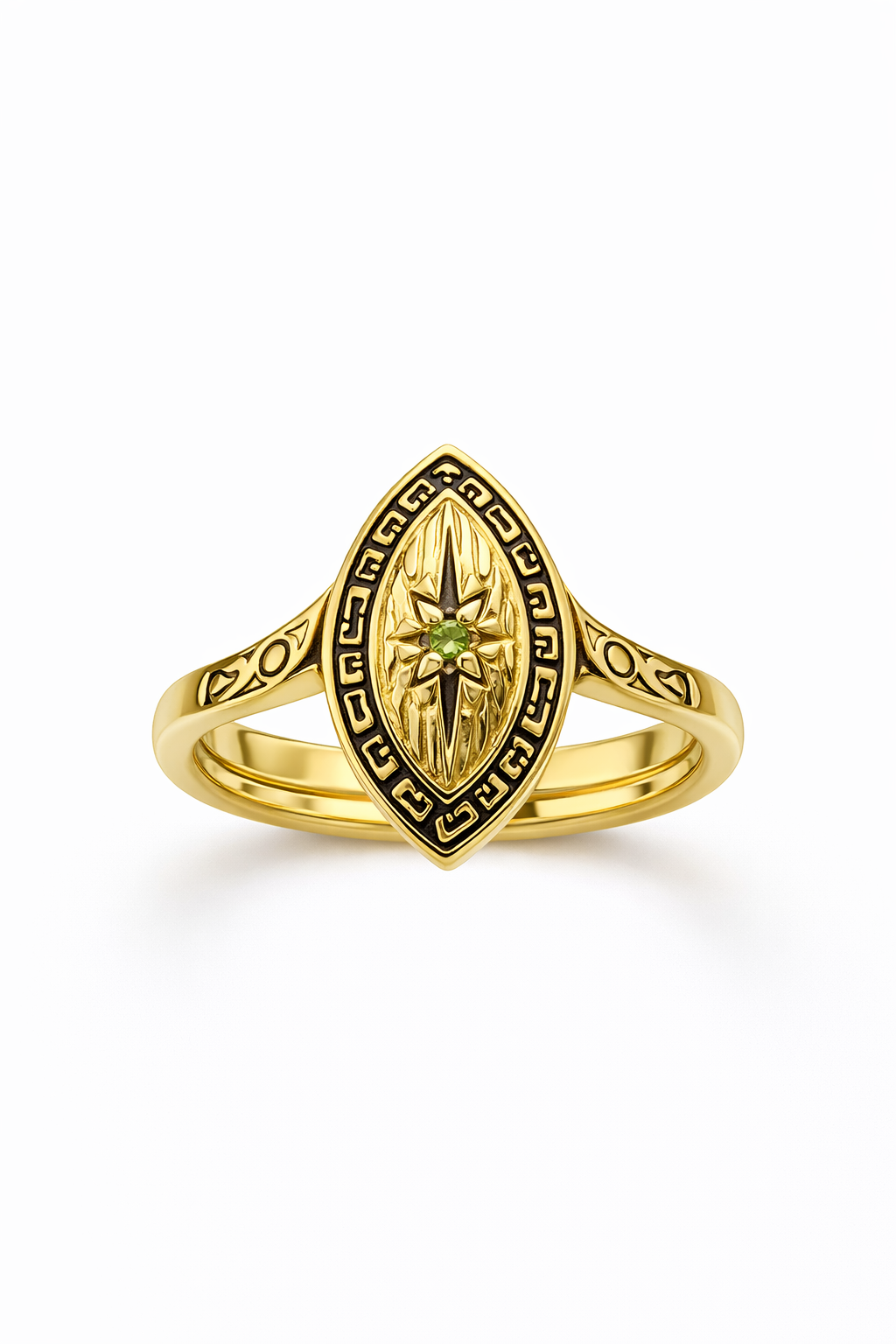 10K ANTIQUE RING WITH EYE DETAILS – 7.5 – JY Jewelry Wholesale