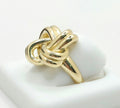 14K MODERN KNOT RING – 7.5 & 8 – JY Jewelry Wholesale