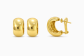 10K SMALL HOOPS STYLE OMEGA BACKS EARRINGS – JY Jewelry Wholesale