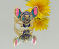 10K CZ BLUE STITCH RING – 9 – JY Jewelry Wholesale