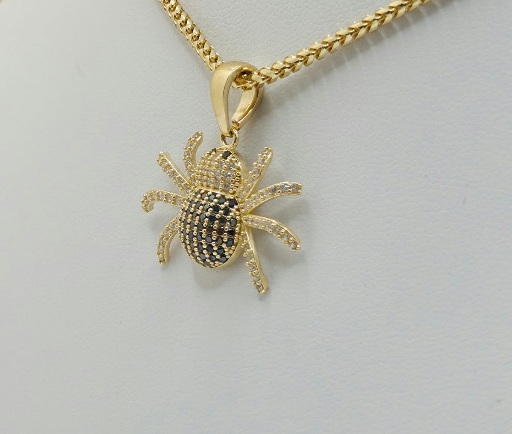 14K CZ SPIDER PENDANT – JY Jewelry Wholesale