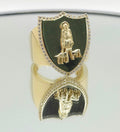 10K CZ SAN LAZARO SHIELD RING – 11 – JY Jewelry Wholesale