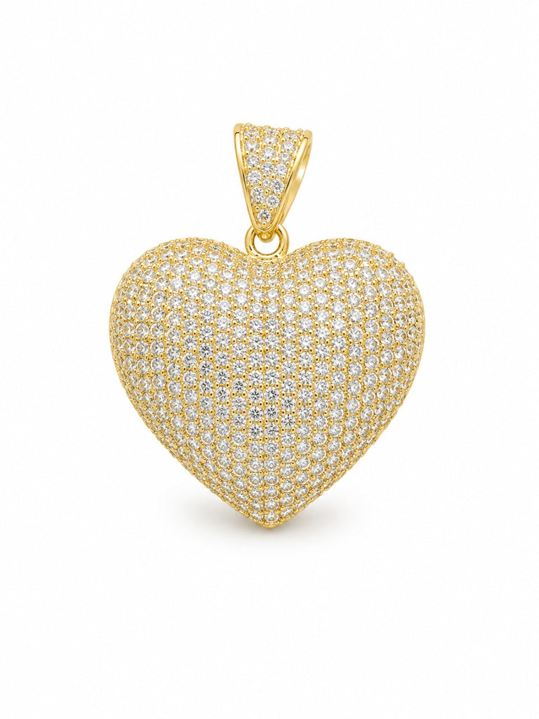 10K CZ HEART PENDANT Size – JY Jewelry Wholesale