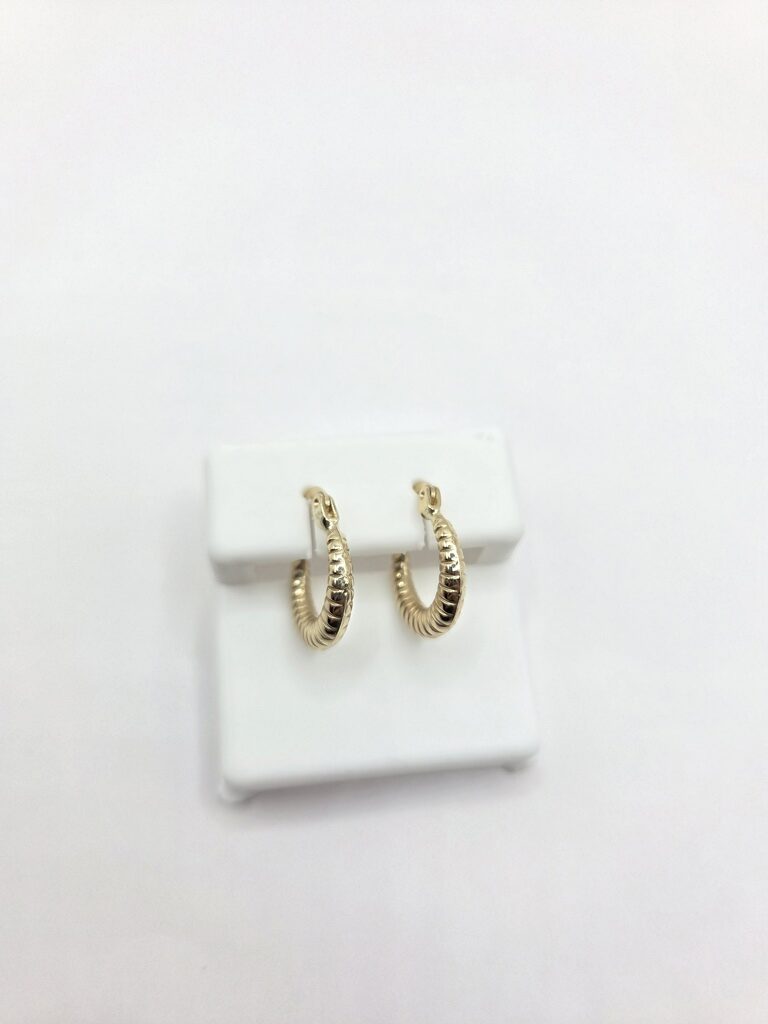 10K SMALL SHRIMP DESIGN HOOPS EARRINGS – JY Jewelry Wholesale