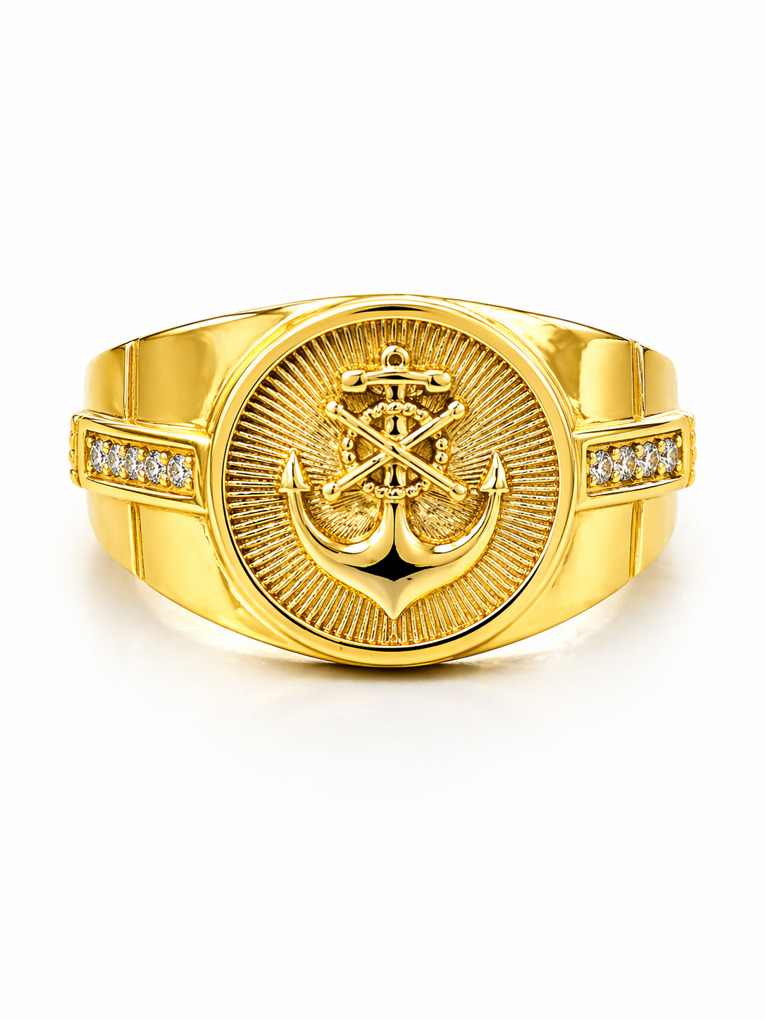 10K PLAIN BACK ANCHOR RING – 11 – JY Jewelry Wholesale