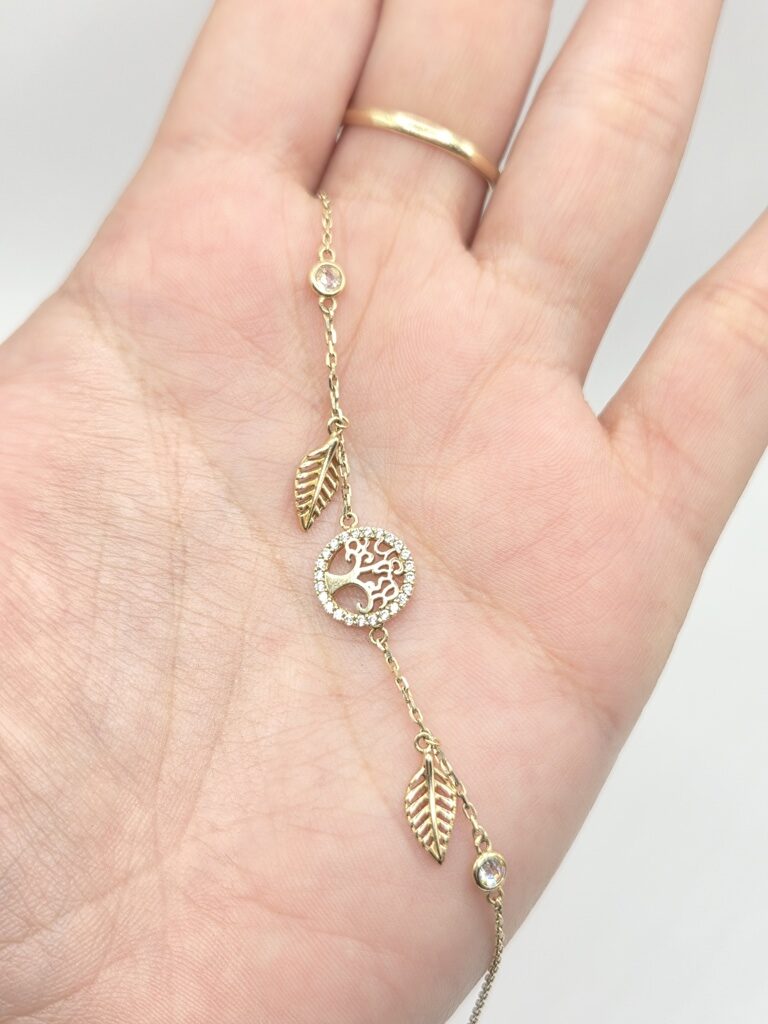10K DELICATE DREAMCATCHER BRACELET – 7" – JY Jewelry Wholesale