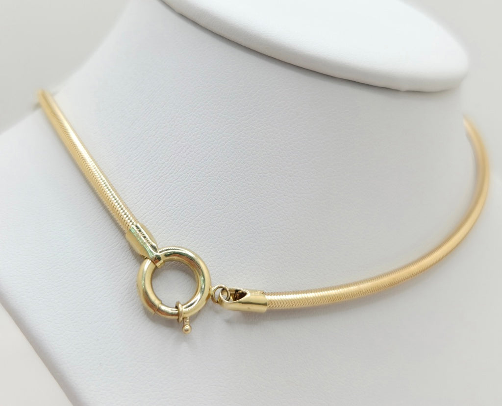 14K FLEXIBLE NECKLACE – 3MM – JY Jewelry Wholesale