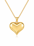 10K MEDIUM DIAMOND CUT HEART PENDANT – MEDIUM – JY Jewelry Wholesale