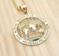 10K LARGE THE WORLD IS YOURS GLOBE PENDANT – JY Jewelry Wholesale
