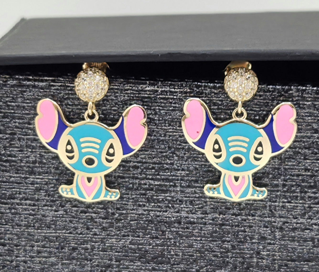10K SKY BLUE FLAT STYLE EARRINGS – JY Jewelry Wholesale