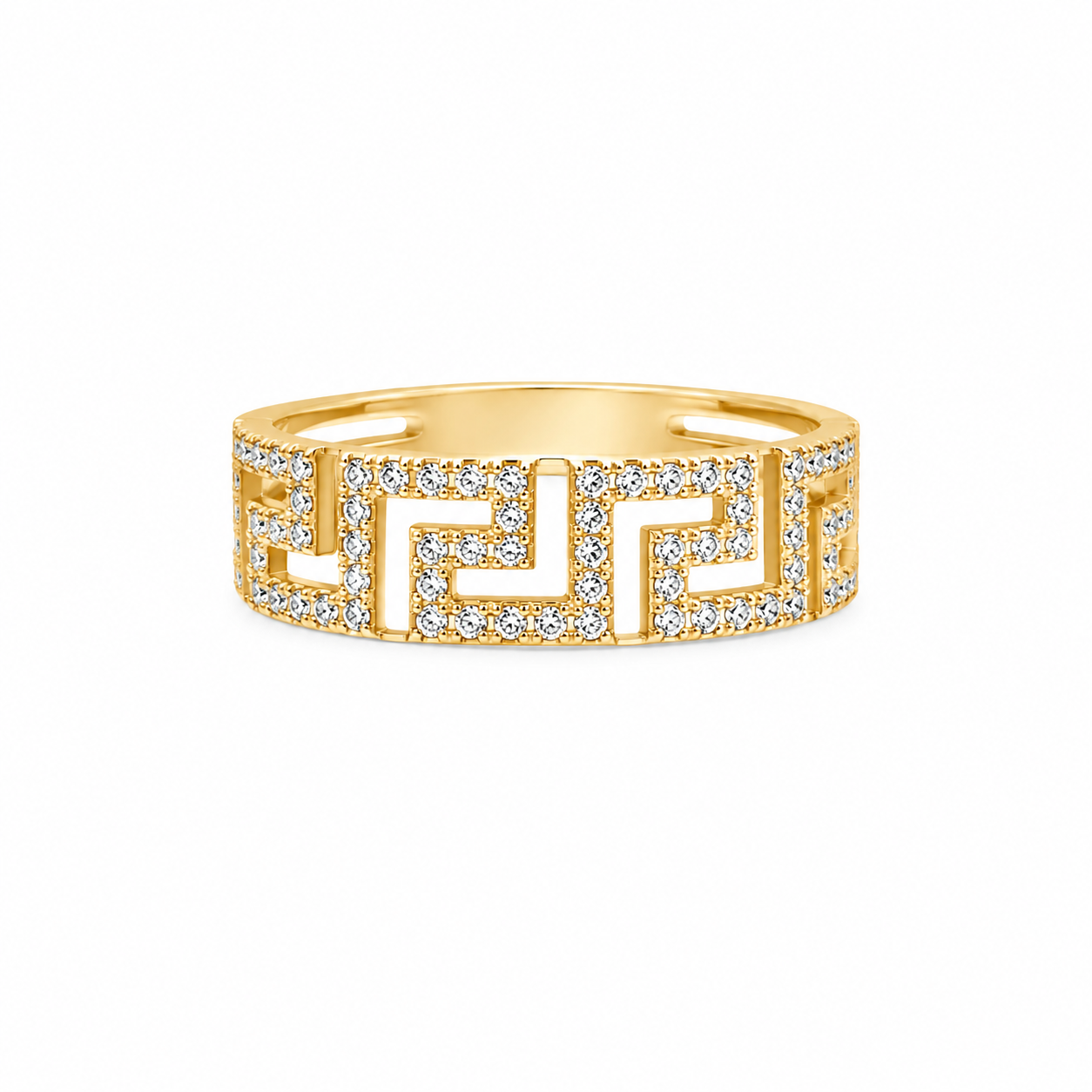 10K GREEK RING – 7 – JY Jewelry Wholesale