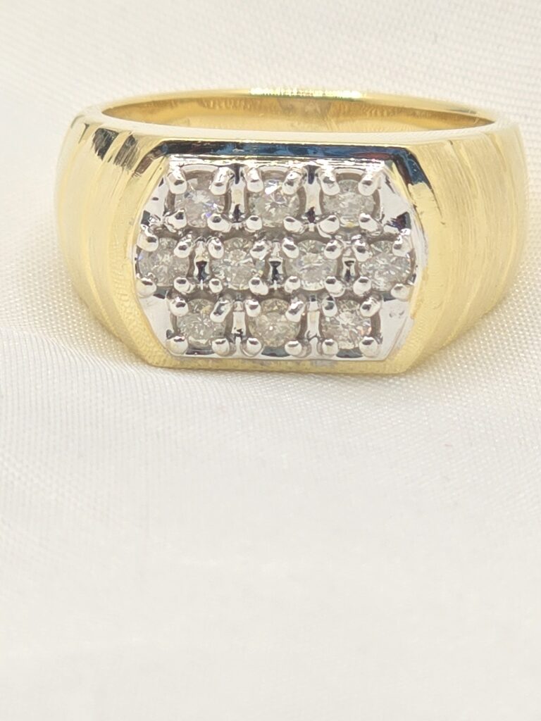 14K VINTAGE DIAMOND RING – – 10 – JY Jewelry Wholesale