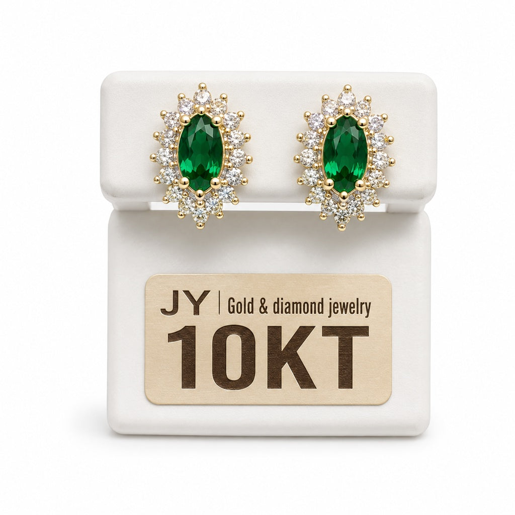10K STONE EARRINGS Size – JY Jewelry Wholesale