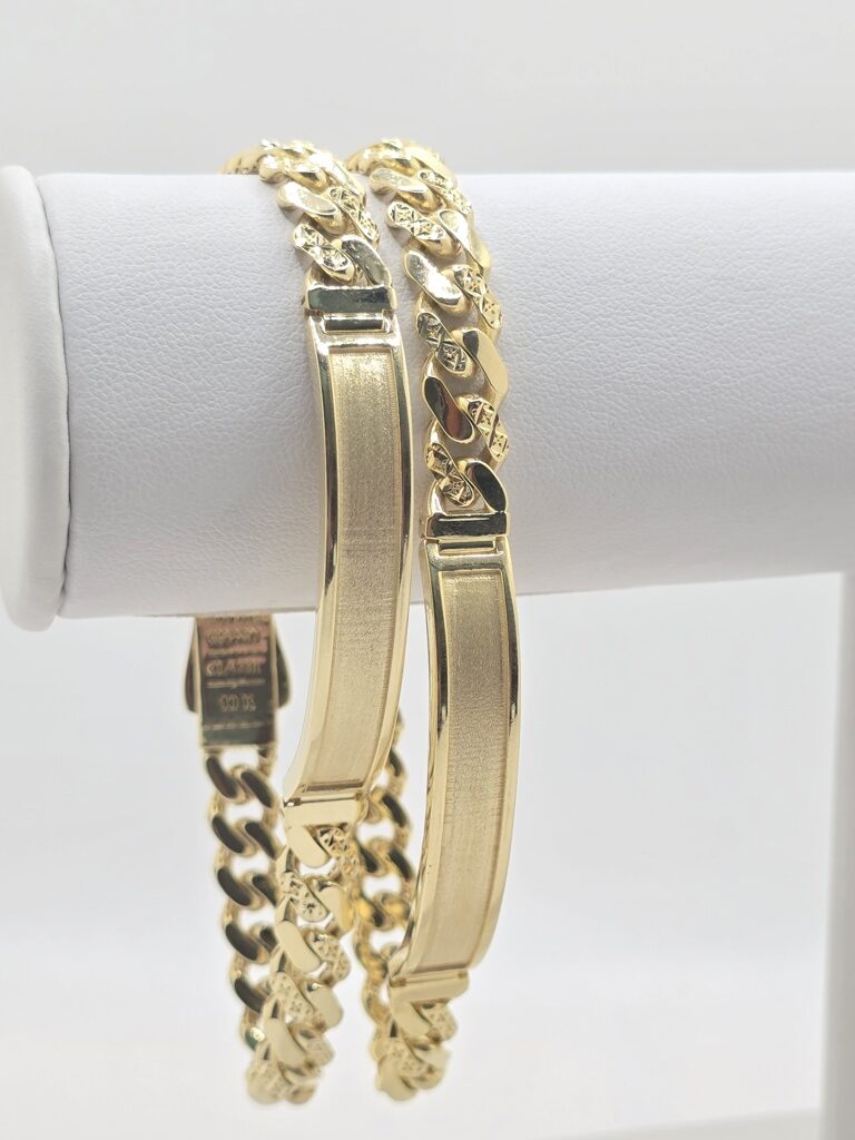 10K ID BRACELET MONACO CERTIFIED – JY Jewelry Wholesale