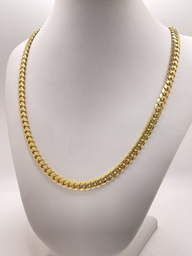 14K SPECIAL OFFER SOLID MIAMI CUBAN CHAIN – 24" 6MM – JY Jewelry Wholesale