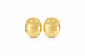 10K MODERN GOLDEN OVAL OMEGA BACK EARRINGS – MEDIUM – JY Jewelry Wholesale