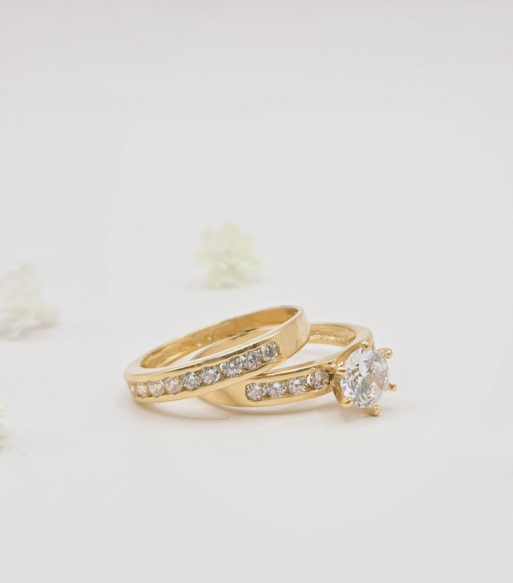 10K CLASSIC AND DELICATE ENGAGEMENT WOMAN'S RING – 7 – JY Jewelry Wholesale