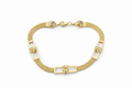 10K BISMARK LINK BRACELET WITH BEARS – 7" 4.5MM – JY Jewelry Wholesale