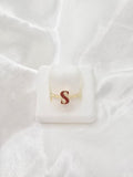14K "S" LETTER RING – 6 – JY Jewelry Wholesale