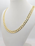 10K SOLID CUBAN CURB FLAT CHAIN – 8.5MM 24" – JY Jewelry Wholesale