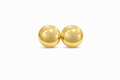 10K VINTAGE MEDIUM PLAIN ROUND OMEGA BACKS EARRINGS – JY Jewelry Wholesale