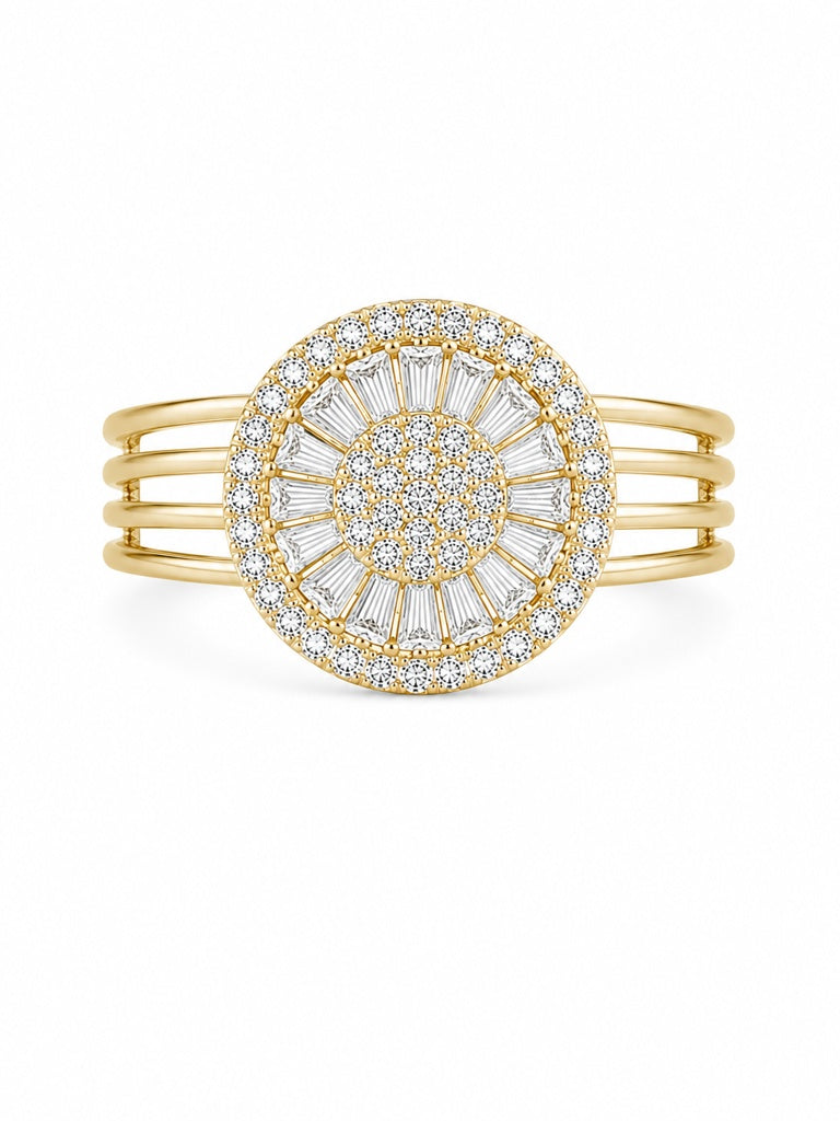 10K CENTER STONE RING – 8.5 – JY Jewelry Wholesale