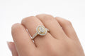 10K OVAL ELEGANT DIAMOND RING – 7 0.48CT – JY Jewelry Wholesale
